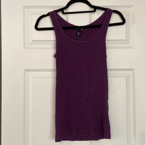 Purple basic tank top - Picture 1 of 2